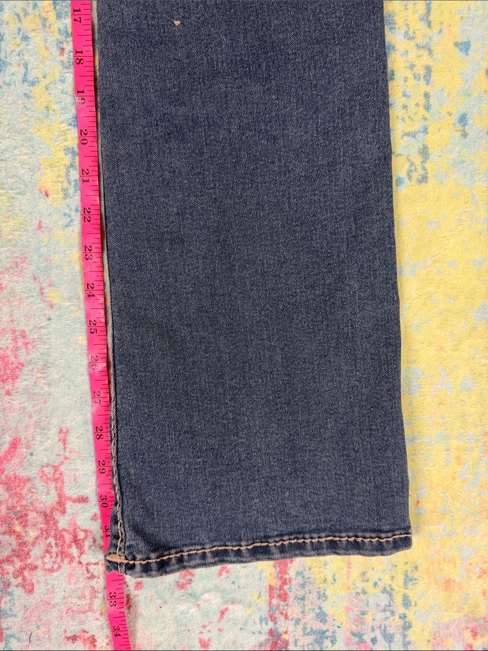 💜True Religion Women's Dark Blue Flare Jeans - Picture 6 of 6